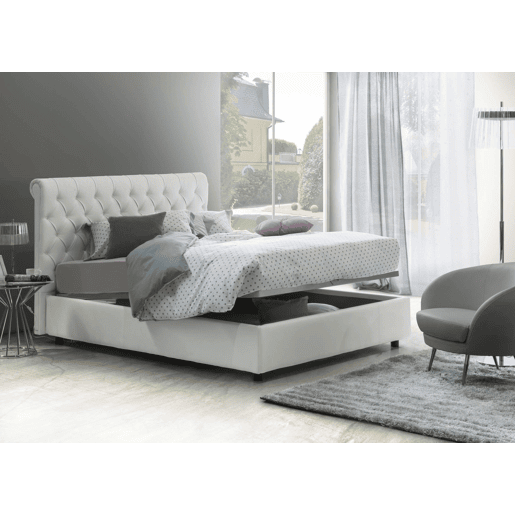 Cama de casal de tecido