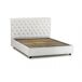 Cama de casal de tecido Cama de casal de tecido Blanco