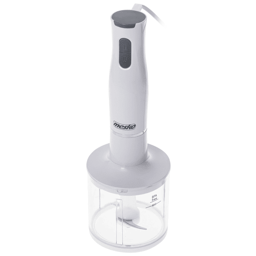 Mesko MS4629 Varinha Mágica Multifunções, Picador 0,5L Acessório para Bater, 2 Velocidades, 800, Branco