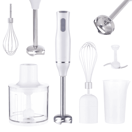 Mesko MS4629 Varinha Mágica Multifunções, Picador 0,5L Acessório para Bater, 2 Velocidades, 800, Branco