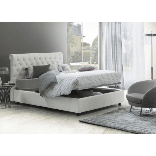 Cama de casal de tecido