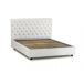 Cama de casal de tecido Cama de casal de tecido Blanco