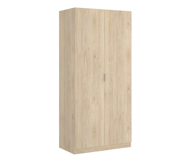Armário 2 portas com efeito madeira