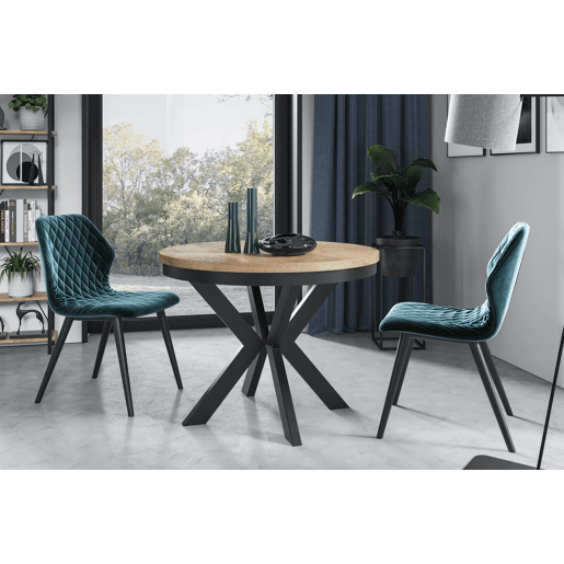 Mesa De Jantar EDDER DT90 90x166x76 Laranja