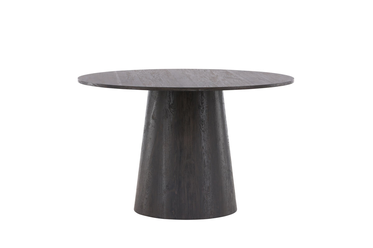 Mesa de comedor lanzo dt120 120x120x75 marrón