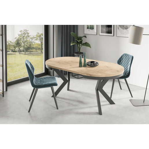 Mesa De Jantar EDDER DT100 100x176x76 Laranja