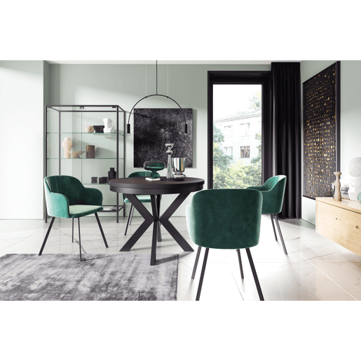 Mesa De Jantar EDDER DT90 90x166x76 Preto