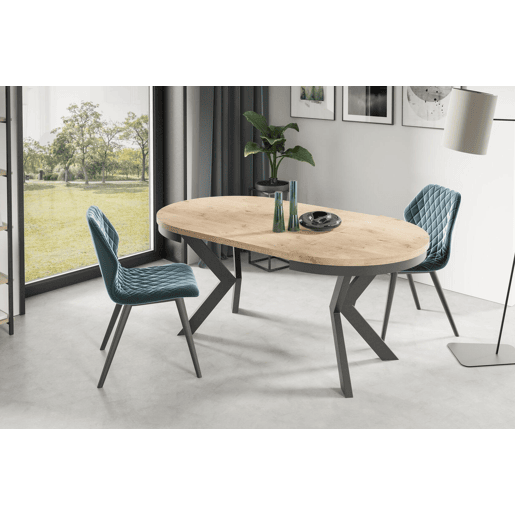 Mesa De Jantar EDDER DT120 120x196x76 Laranja