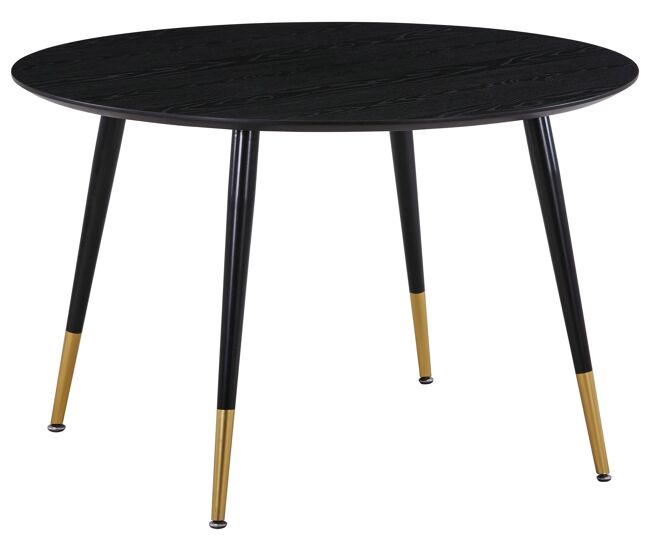 Mesa de comedor dipp dt115 115x115x75 negro