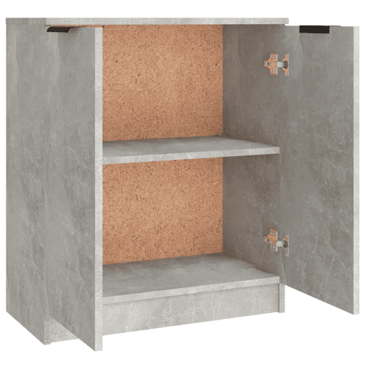 vidaXL Aparadores 3 pcs derivados de madeira cinzento cimento