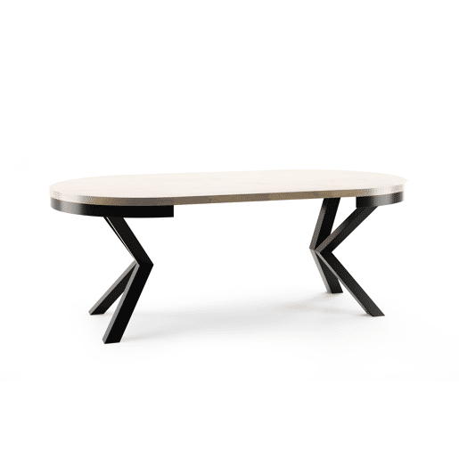 Mesa De Jantar NARVIC DT100 100x176x76 Bege