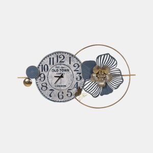 Relógio de parede BERKERIUM 90 cm Metal Azul
