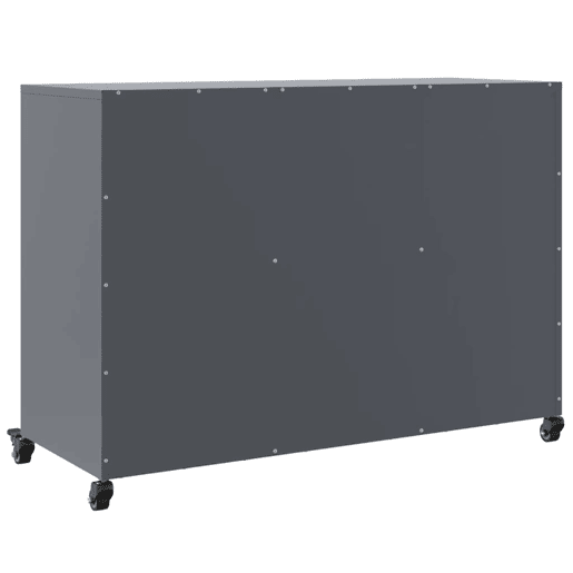 vidaXL Aparador 100,5x39x72 cm aço antracite vidaXL Aparador 100,5x39x72 cm aço antracite