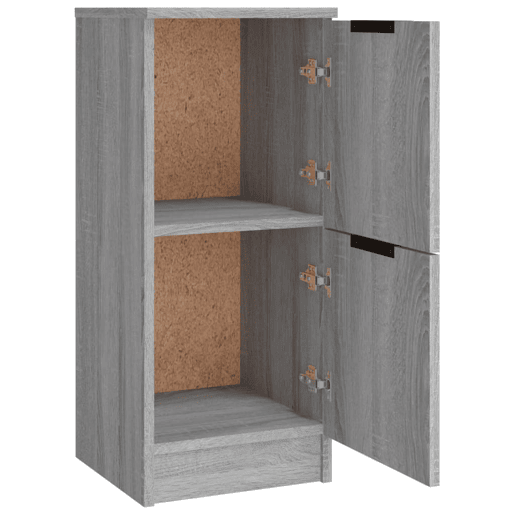 vidaXL Aparadores 3 pcs madeira processada cinzento sonoma