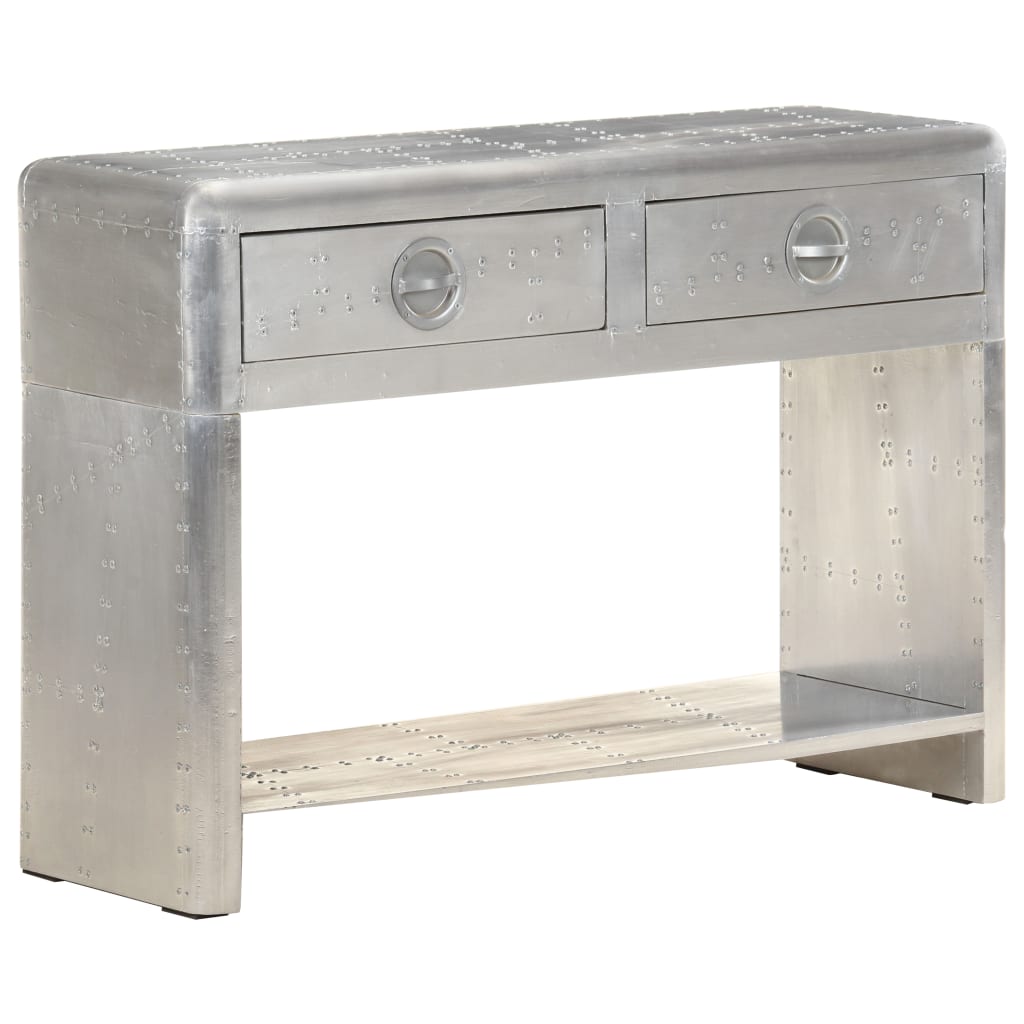 Vidaxl aparador de aviador de metal 110x35x75 cm