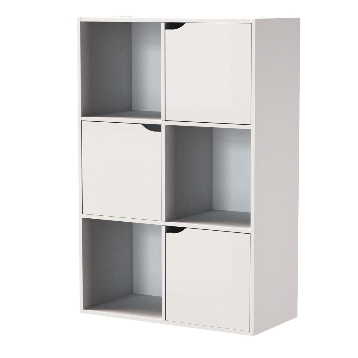 Estantería con 3 Puertas y 3 Baldas 59