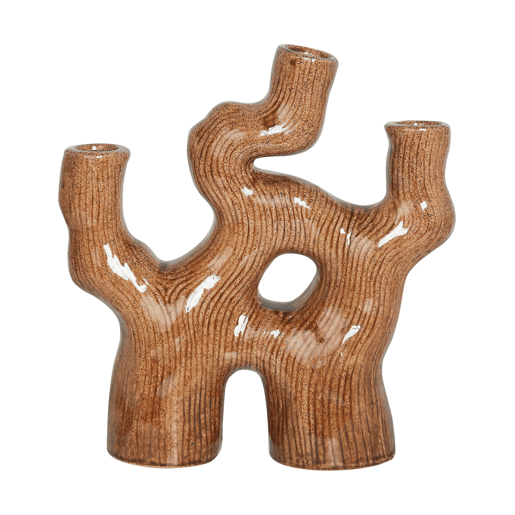 Jarro de flores BARBUS Grés 31 cm Castanho Jarro de flores BARBUS Grés 31 cm Castanho