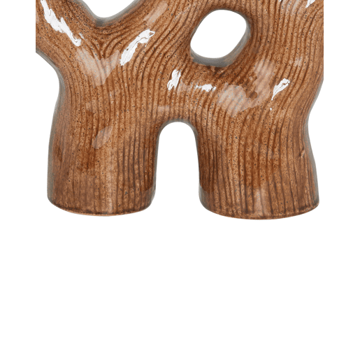Jarro de flores BARBUS Grés 31 cm Castanho Jarro de flores BARBUS Grés 31 cm Castanho