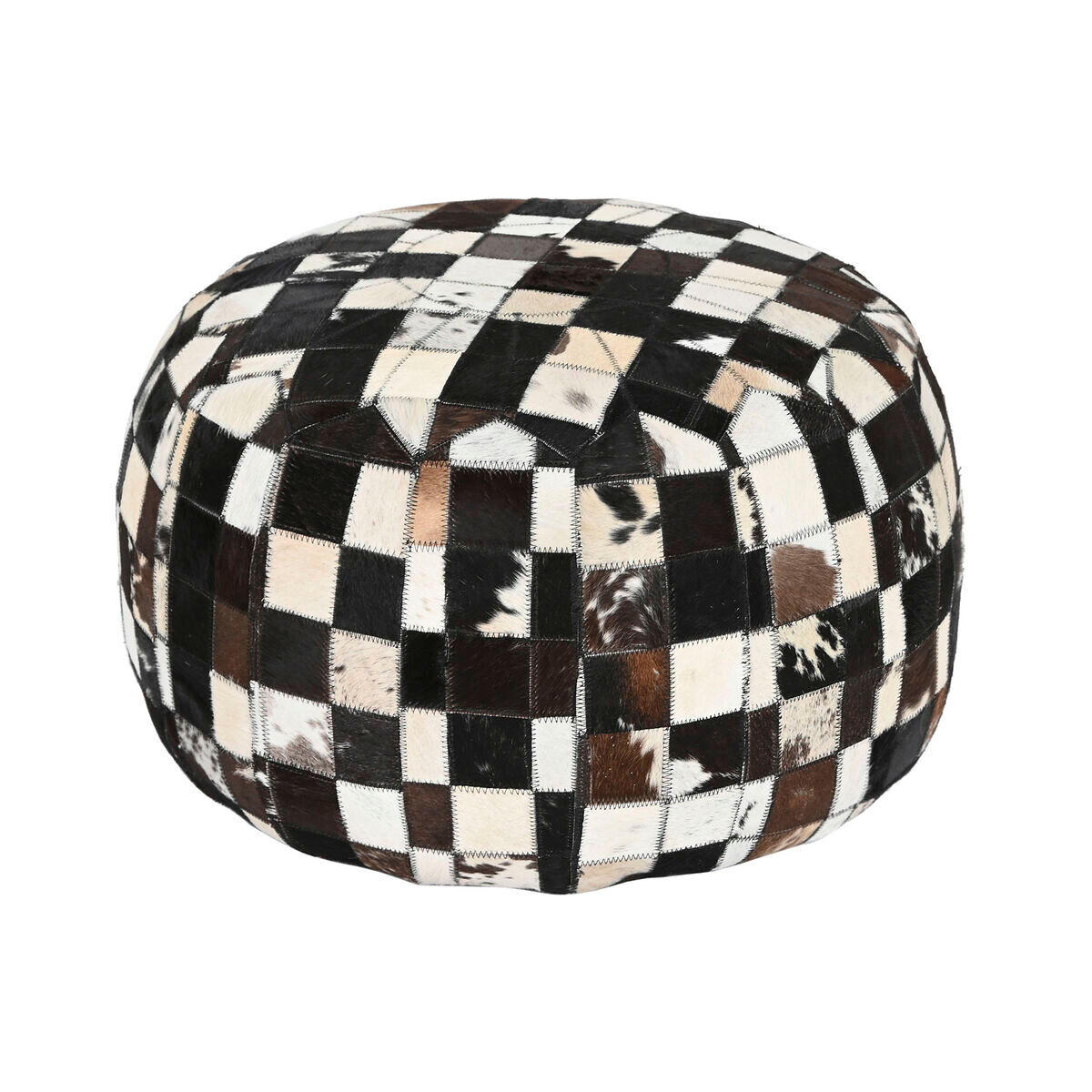 Cojín dkd home decor de suelo crema marrón oscuro colonial 48 x 48 x 35 cm