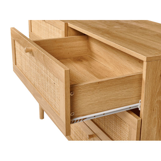 Cómoda 6 gavetas NIVO Castanho claro Cómoda 6 gavetas NIVO Castanho claro