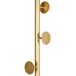 Beliani Perchero Aluminio NOTUS Beliani Perchero Aluminio NOTUS Dorado