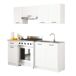 Armario de Cocina Independiente OLIWIA AKORD con 3 cajones 60 Armario de Cocina Independiente OLIWIA AKORD con 3 cajones 60 Blanco