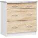 Armario de cocina LIMA con encimera 80 Armario de cocina LIMA con encimera 80 Blanco/ Madera
