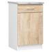Armario de cocina LIMA con encimera 50 Armario de cocina LIMA con encimera 50 Blanco/ Madera