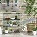 Estantería para Planta Acero Outsunny Estantería para Planta Acero Outsunny Verde