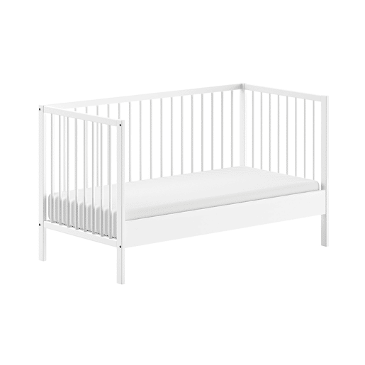 Cama extraível Vipack Meryl 70x140 com estrado de ripas Branco