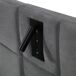 Cama de matrimonio de terciopelo con espacio de almacenamiento 248x206 Cama de matrimonio de terciopelo con espacio de almacenamiento 248x206 Gris