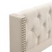 Cama de matrimonio de lino 169x205 Cama de matrimonio de lino 169x205 Beige