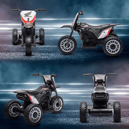 HOMCOM Mota Elétrica com Licença Honda CRF450RL para Crianças acima de 18 Meses Mota de Bateria 6V com Velocidade 3kmh Buzina e Som de Arranque Carga Máxima 25 kg 71x40,5x43,5 cm Cinza HOMCOM Mota Elétrica com Licença Honda CRF450RL para Crianças acima de 18 Meses Mota de Bateria 6V com Velocidade 3kmh Buzina e Som de Arranque Carga Máxima 25 kg 71x40,5x43,5 cm Cinza