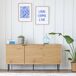 Aparador de madera de 3 puertas Aparador de madera de 3 puertas Natural