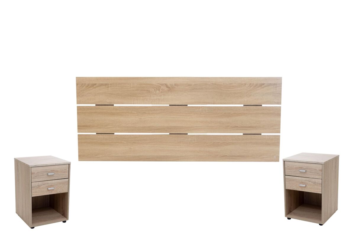 Conjunto Cabecero y 2 Mesitas Aitana 110