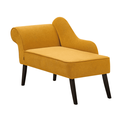 Beliani Chaise longue à esquerda Poliéster BIARRITZ