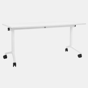 Secretária dobrável CAVI Branco 160 cm 60 cm com rodas