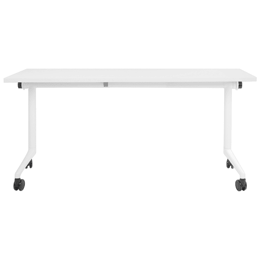 Secretária dobrável CAVI Branco 160 cm 60 cm com rodas