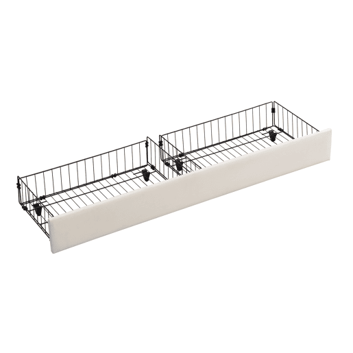 Cama de casal de veludo 160x200cm com armazenamento e 1 gaveta,bege