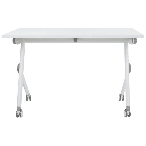 Secretária dobrável BENDI Branco 120 cm 60 cm com rodas