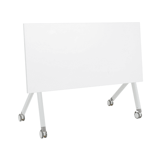 Secretária dobrável BENDI Branco 120 cm 60 cm com rodas