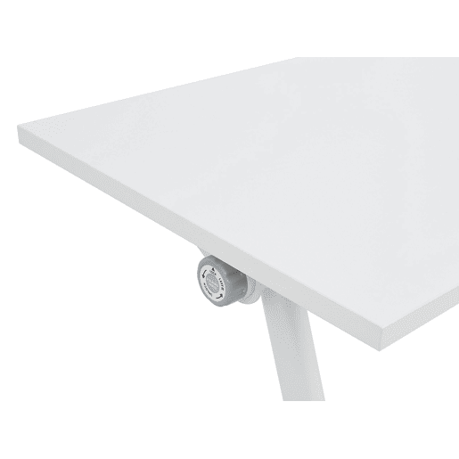 Secretária dobrável BENDI Branco 120 cm 60 cm com rodas