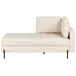 Beliani Chaise longue derecho Piel sintética REBAIS Beliani Chaise longue derecho Piel sintética REBAIS Beige