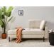 Beliani Chaise longue derecho Piel sintética REBAIS Beliani Chaise longue derecho Piel sintética REBAIS Beige
