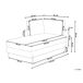 Beliani Chaise longue derecho Piel sintética REBAIS Beliani Chaise longue derecho Piel sintética REBAIS Beige
