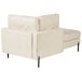 Beliani Chaise longue derecho Piel sintética REBAIS Beliani Chaise longue derecho Piel sintética REBAIS Beige
