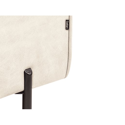 Beliani Chaise longue à direita Pele sintética REBAIS