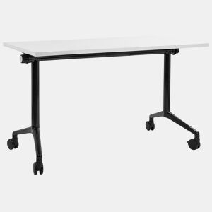 Secretária dobrável CAVI Branco 120 cm 60 cm com rodas