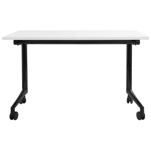 Secretária dobrável CAVI Branco 120 cm 60 cm com rodas