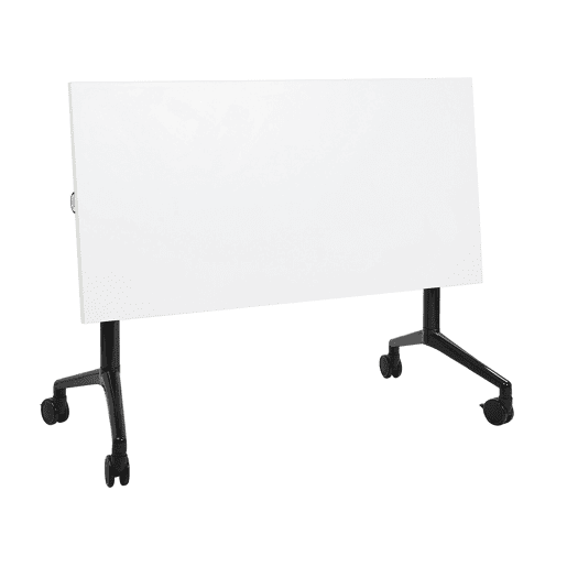 Secretária dobrável CAVI Branco 120 cm 60 cm com rodas